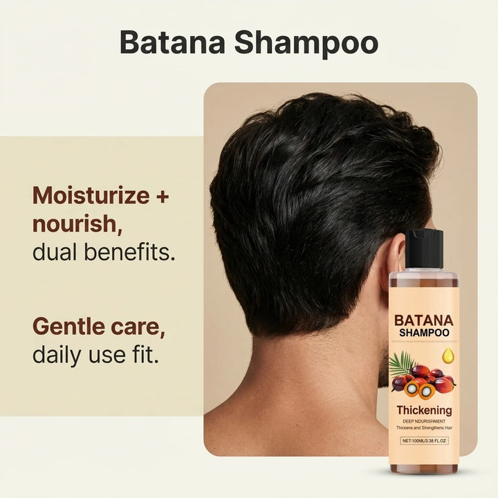 Batana Oil Shampoo Deeply Nourishe Moisturizing Anti Loss Restore Damaged Split Hair Thickens Scalp Clean Soothing Care Shampoos