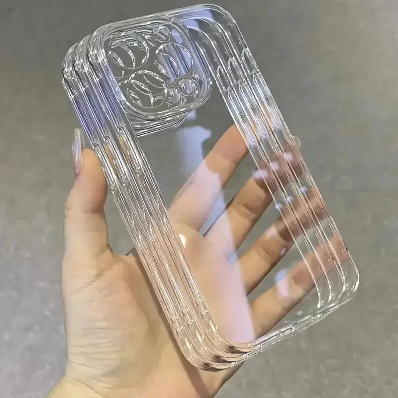 The 3-piece set of simple and transparent phone cases is suitable for iPhone 16, 15, 14, 13, 12, 11promax, 14 Plus and 15 Plus.