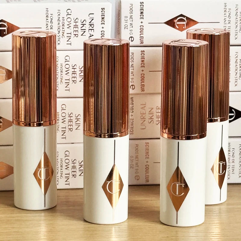Charlotte Tilbury Airbrush Flawless Blur&beautiful Skin Radiant Concealer Unreal Skin Sheer Glow Tint Hydrating Foundation Stick