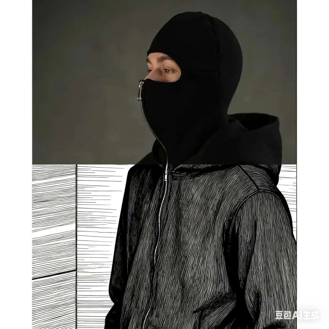 Ins Trendy Brand Double Hat Hooded Hoodie Jacket 2025 Spring/Autumn New Style Men's and Women's Same Style Loose Zipper Couple