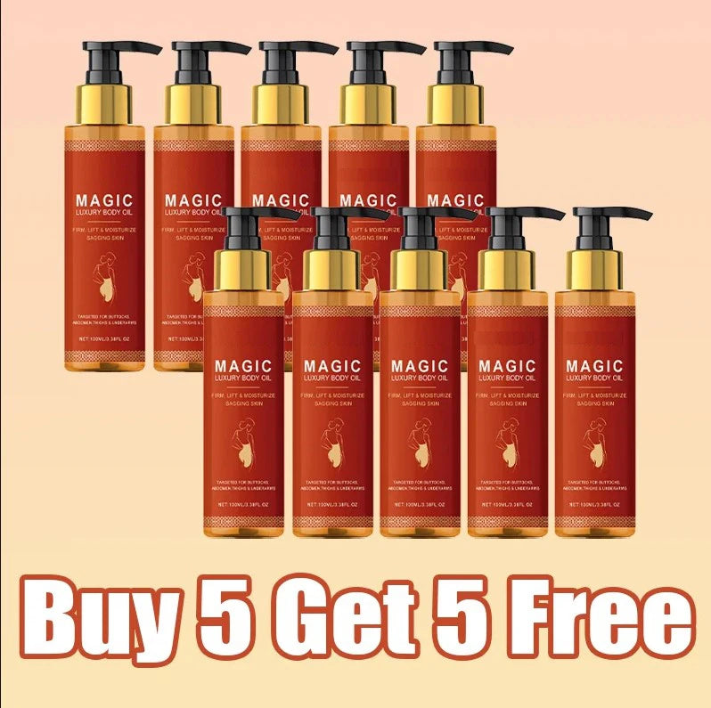 100ml Magic Luxury Body Oil Deeply Moisturizing Dry Skin Tightening Elastic Chest Thighs Rejuvenating Repairing Nourishing Oil