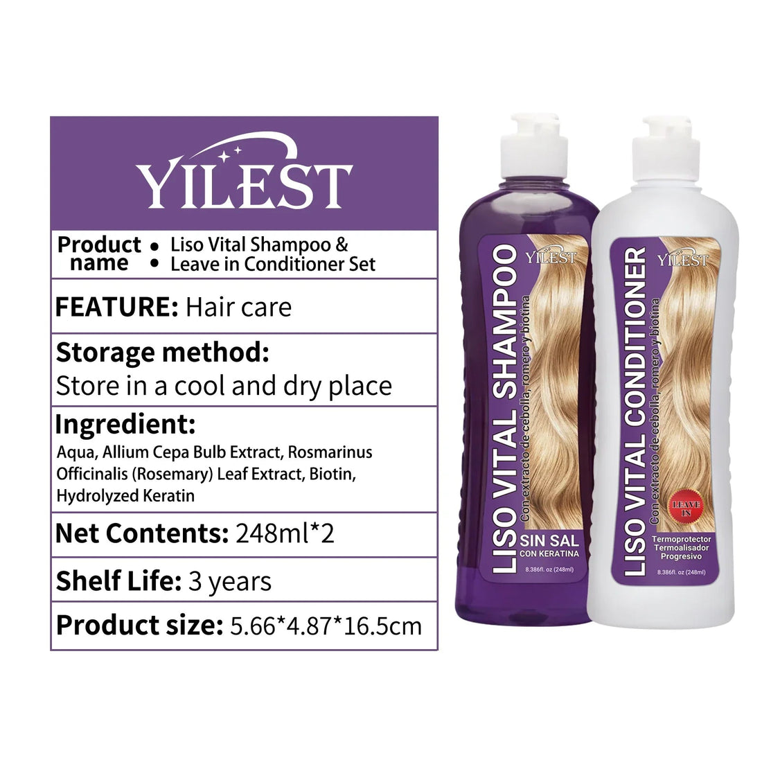 Rosemary & Onion Hair Shampoo Conditioner Set for Fast Hair Growth Shampoo Deep Cleaning Repair Reduce Hair Loss Anti Frizz Care Halalzen