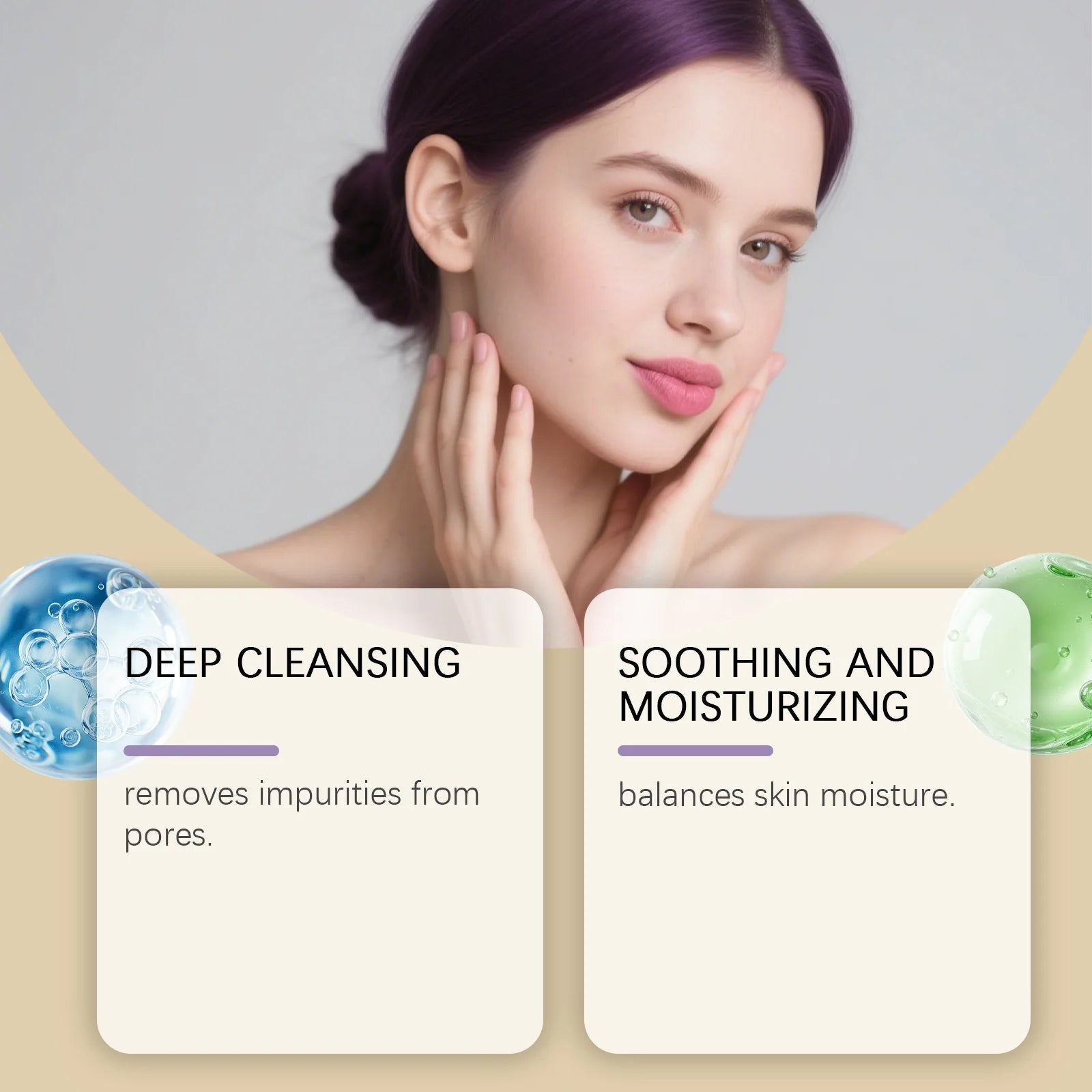 Centella Facial Cleanser Oil Control Acne Remover Blackhead Face Wash Foam Exfoliating Shrink Pore Hydrating Cleansing Skin Care Halalzen