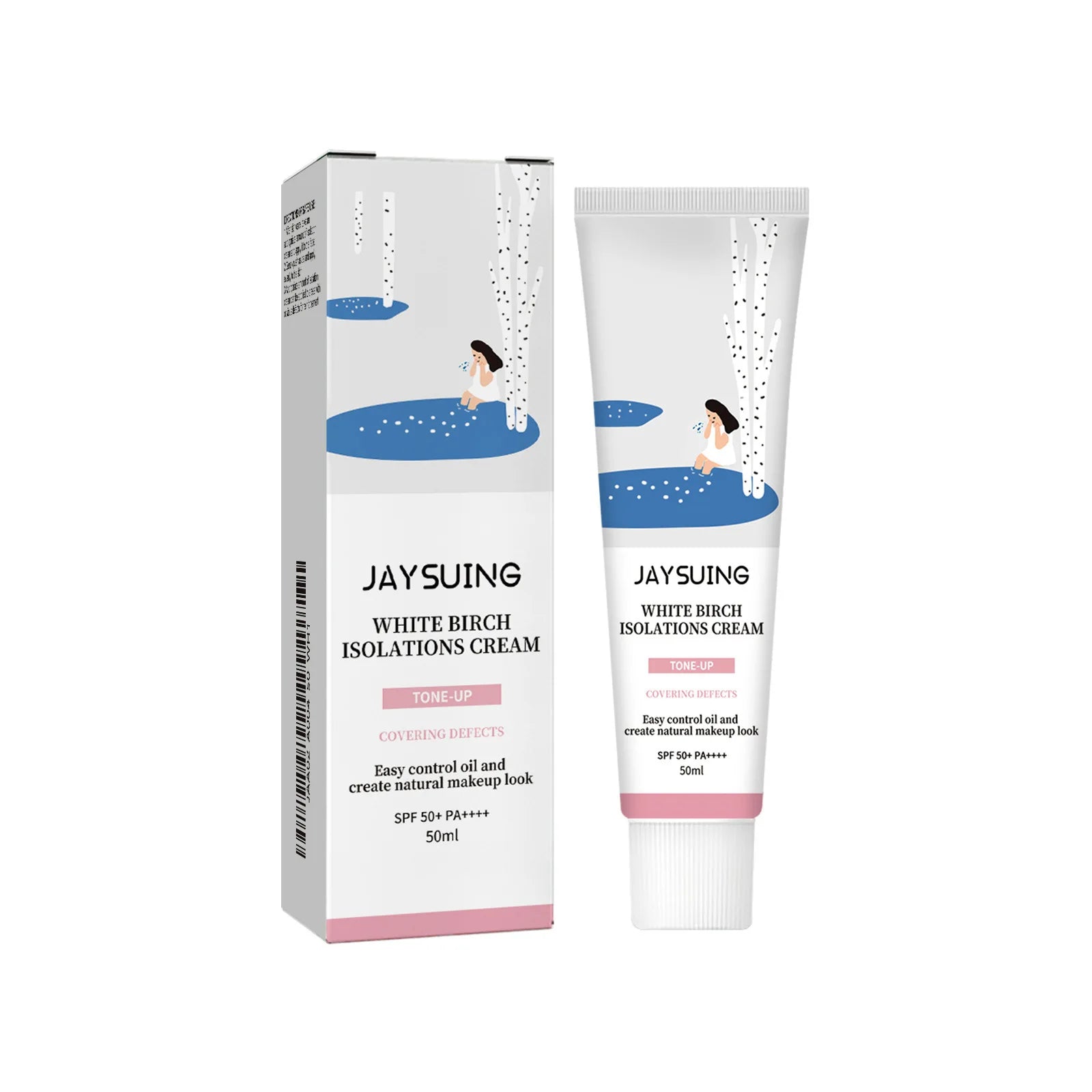 Sunscreen Spf 50+ Pa+++ Uv Protection Isolation Sunblock Refreshing Brightening Hydrating Waterproof Makeup Whit-ening Sun Cream Halalzen