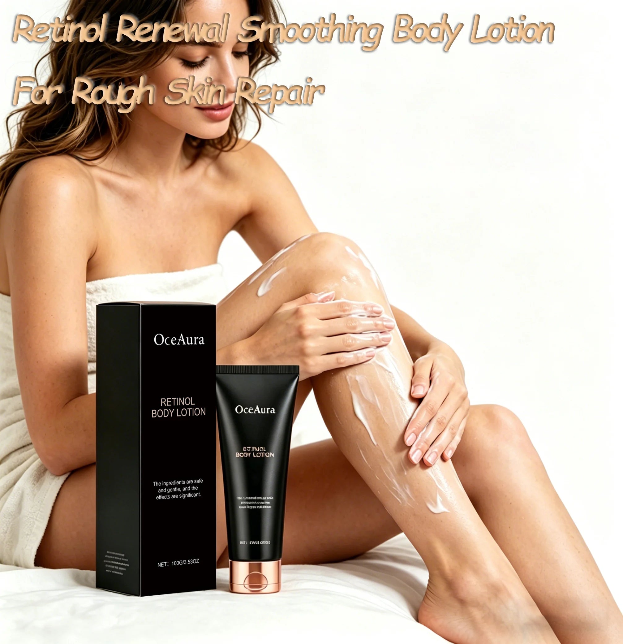 Retinol Body Lotion Smoothing Cream Shea Butter Moisturizer Ceramide Increase Elasticity Nourishing Treatment For Rough Skin