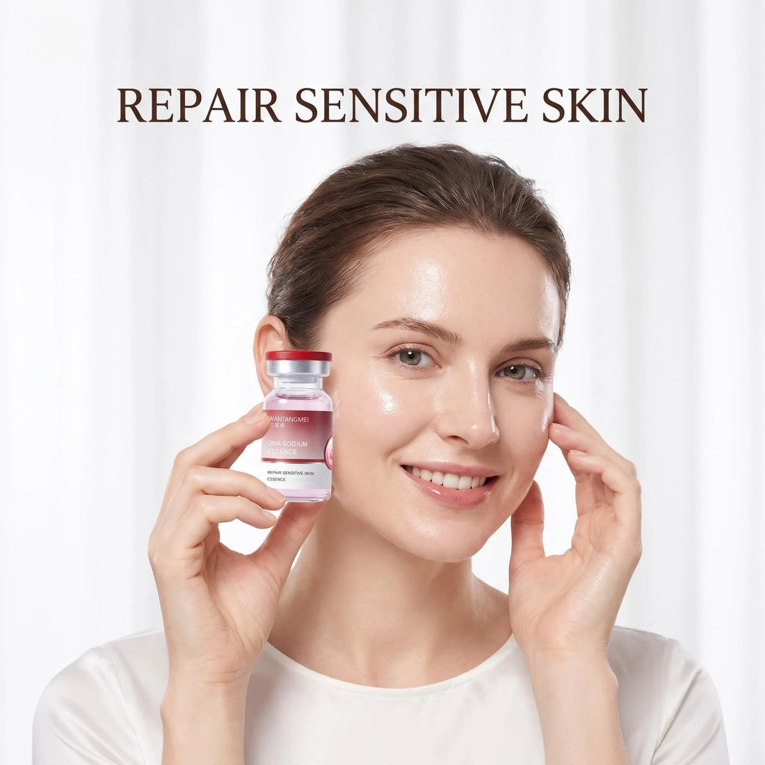 WANTANGMEI Salmon DNA essence soothes sensitive skin maintains skin stability moisturizes brightens tightens and cares for skin