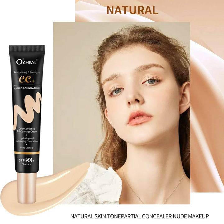 BB Cream SPF50 PA Plus Foundation Waterproof Long Lasting Brightening Primer Sunscreen Makeup Base Cosmetics For Women Halalzen