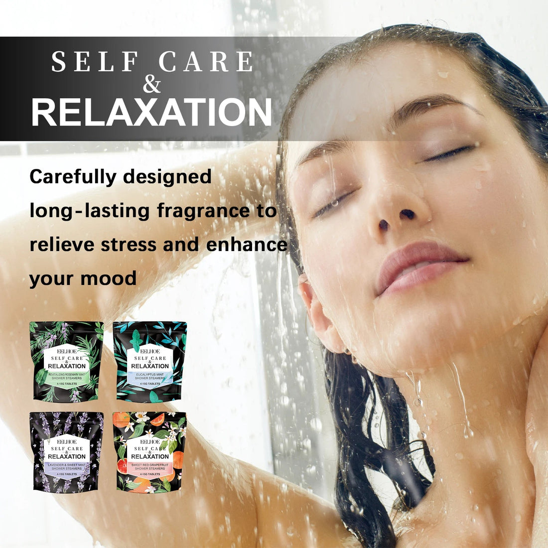 Shower Steamers Set Shower Steamers Aromatherapy Spa Kit Household Self Care Relaxation Lavender Shower Bath Bombs Moisturizing Halalzen