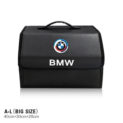 Car Trunk Storage Box High-capacity Leather Organizer Case For BMW E46 E90 E60 F30 F10 E39 E36 F20 G20 G30 E92 E87 E91 X5 E70 X3