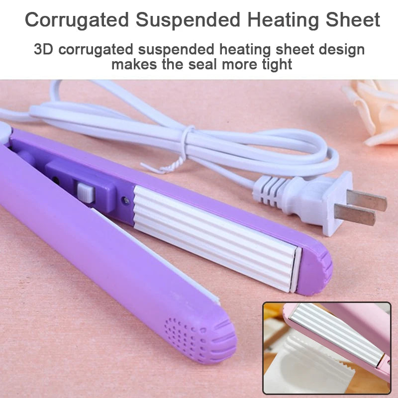 New Mini Hair Curler Portable Curling Iron Ceramic Corrugate Dry Wet Volume Fluffy Curls Hair Styling Appliances  Dropshipping Halalzen