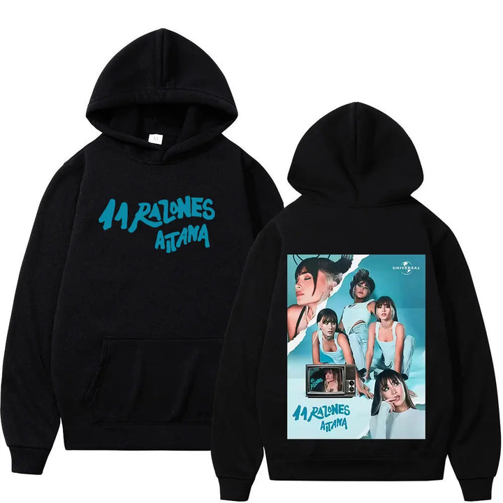 Singer Aitana Ocana Tour 2025 Graphic Hoodie Men's Women Fashion Clothing Hoodies Long-sleeved High-quality Casual Sportswear