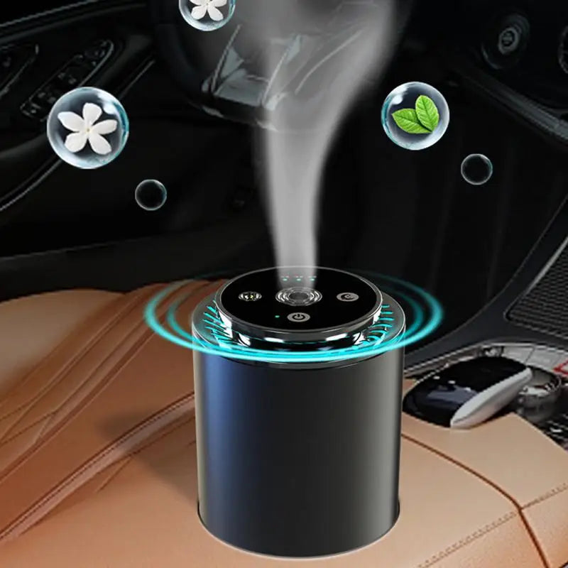 Car Air Freshener Diffuser Smart Auto Air Freshener Projector Long-Lasting Scent Odor Eliminator Oil Diffuser with Adjustable