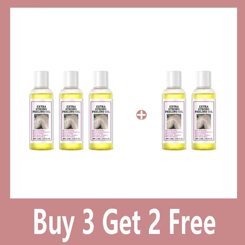 Yellow Peeling Lotion Oil 100% Organic Bleaching Dark Skin Exfoliating Whitening Nourishing Hyaluronic Acid Moisturiz Body Scrub