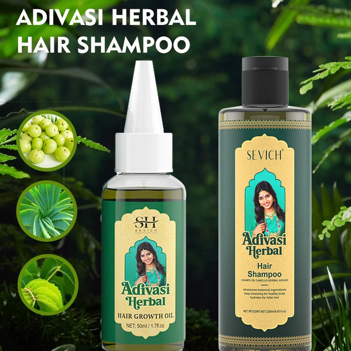 250ml Original India Adivasi Shampoo Herbal Hair Care For Fast Hair Growth Anti Hair Loss Stabilize Hair Roots Nourish Shampoo