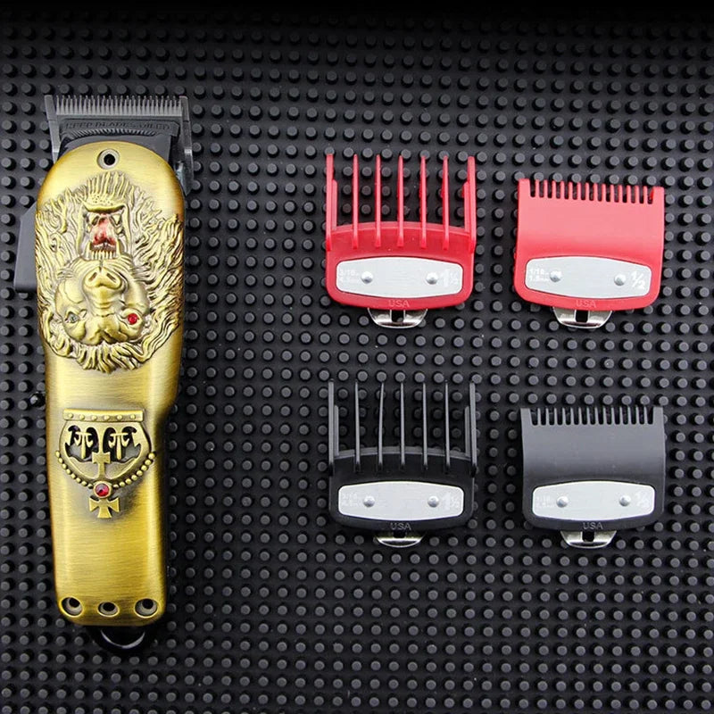 2Pcs Professional Hair Cutting Guide Comb Clipper Limit Comb Trimmer Cutting Styling Tools Attachment Compatible 1.5mm 4.5mm Halalzen