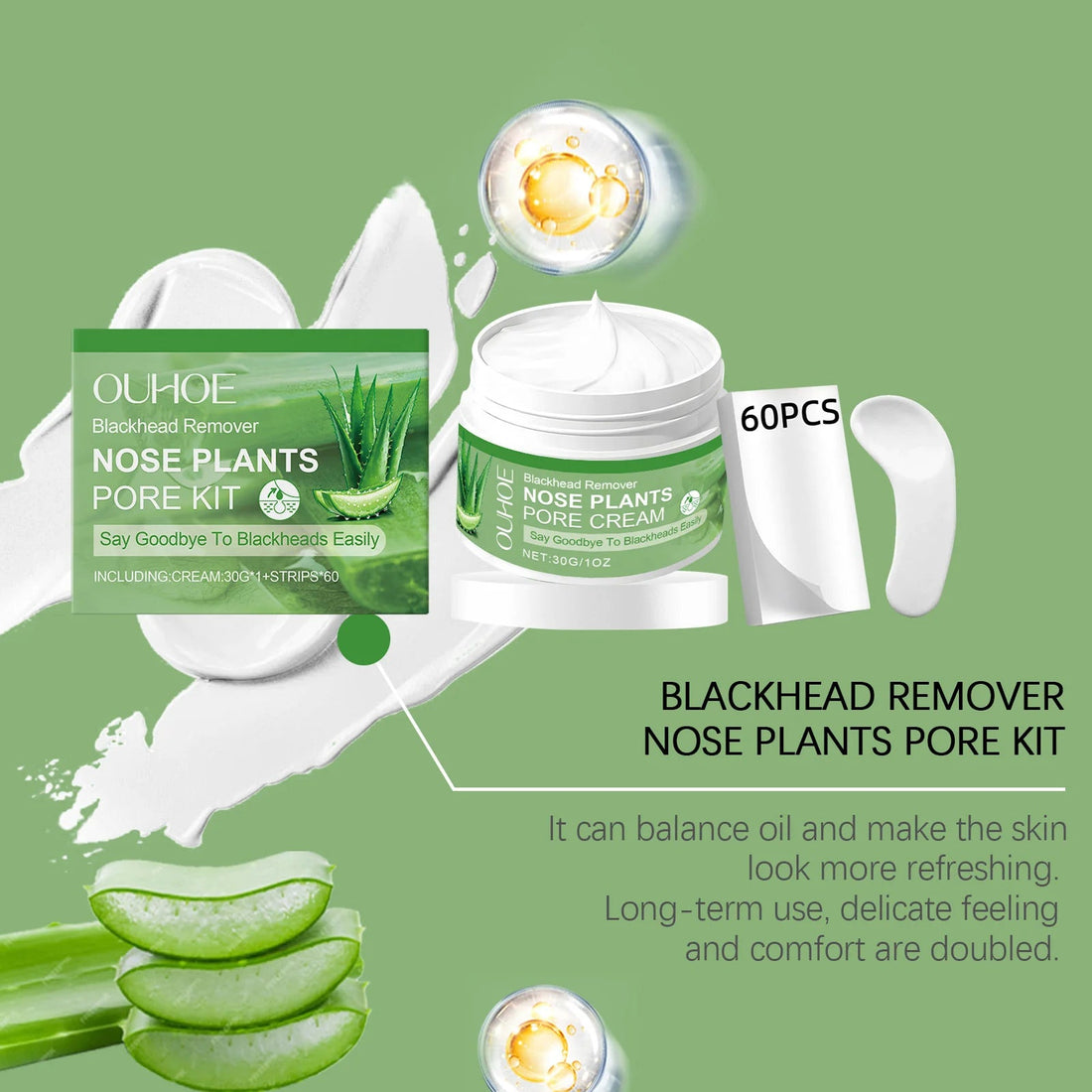 Blackhead Remover Mask Deep Cleansing Acne Pore Dirts Oil Control Moisturizing Improving Rough Brightening Nose Treatment Cream Halalzen