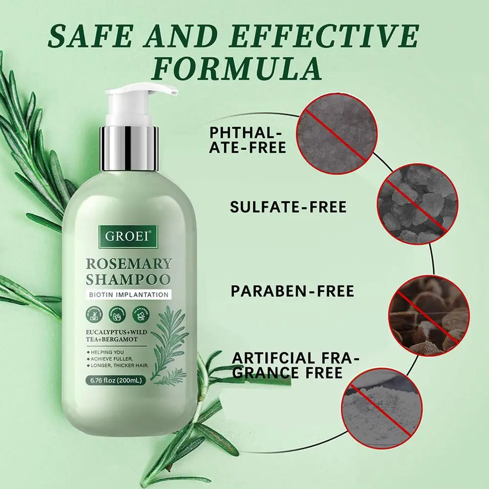 Rosemary Active Nutritional Fortification Shampoo And Hair Conditioner 200ml Formula Gentle Nourishing And Cleansing Scalp Halalzen