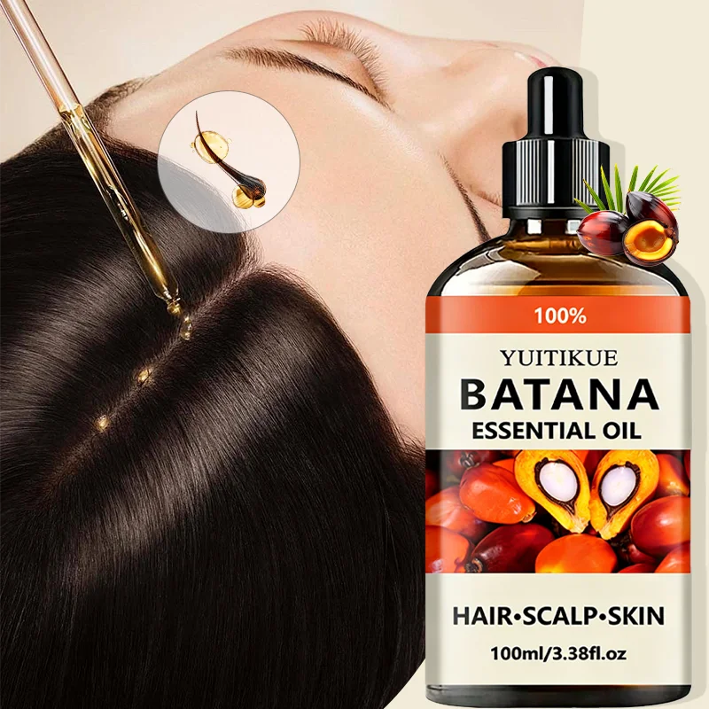 Natural Organic Batana Hair Oil Deep Nourishing And Strengthening Formula for Promoting Healthy Shiny Hair Growth