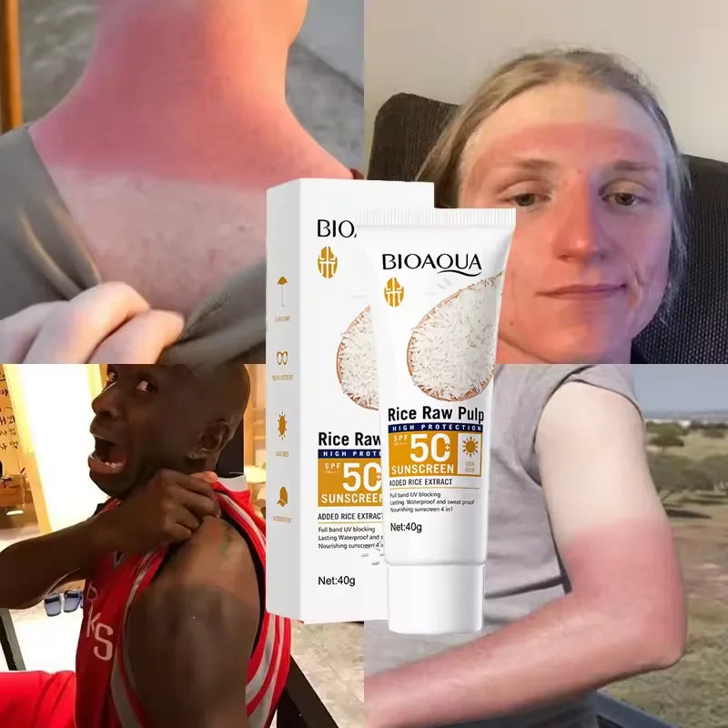 Facial Sunscreen Cream SPF 50+ Body Protector Solar Lotion Long-Lasting Non-Greasy Prevent Sunburn UV Protection Sun Sunblock Halalzen