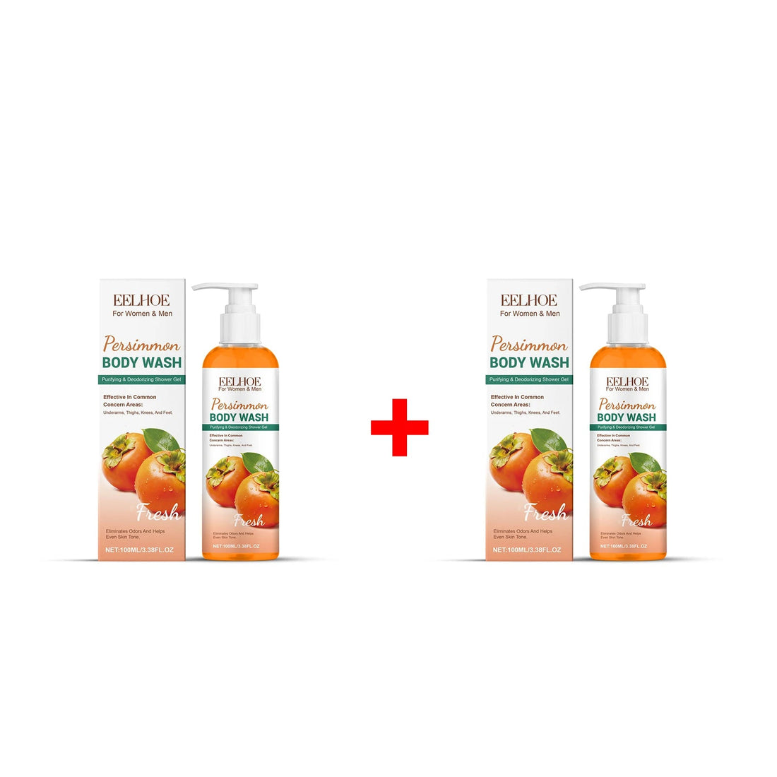 Persimmon Body Wash Eliminating Odor Exfoliating Long Lasting Moisturizing Refreshing Oil Control Smoothing Fragrance Shower Gel Halalzen