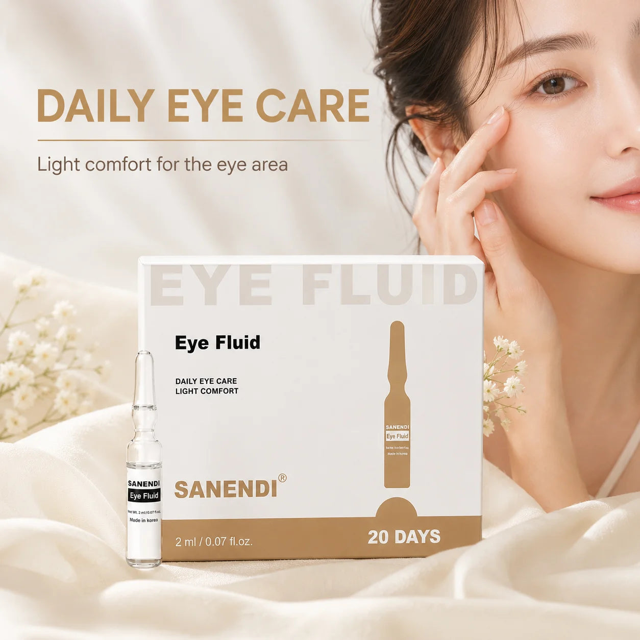 Sanendi Eyes Area Daily Care Serum Hydration Firm Intensive Ampoules Refresh Lighweight Liquid Solution Korean Skin Care