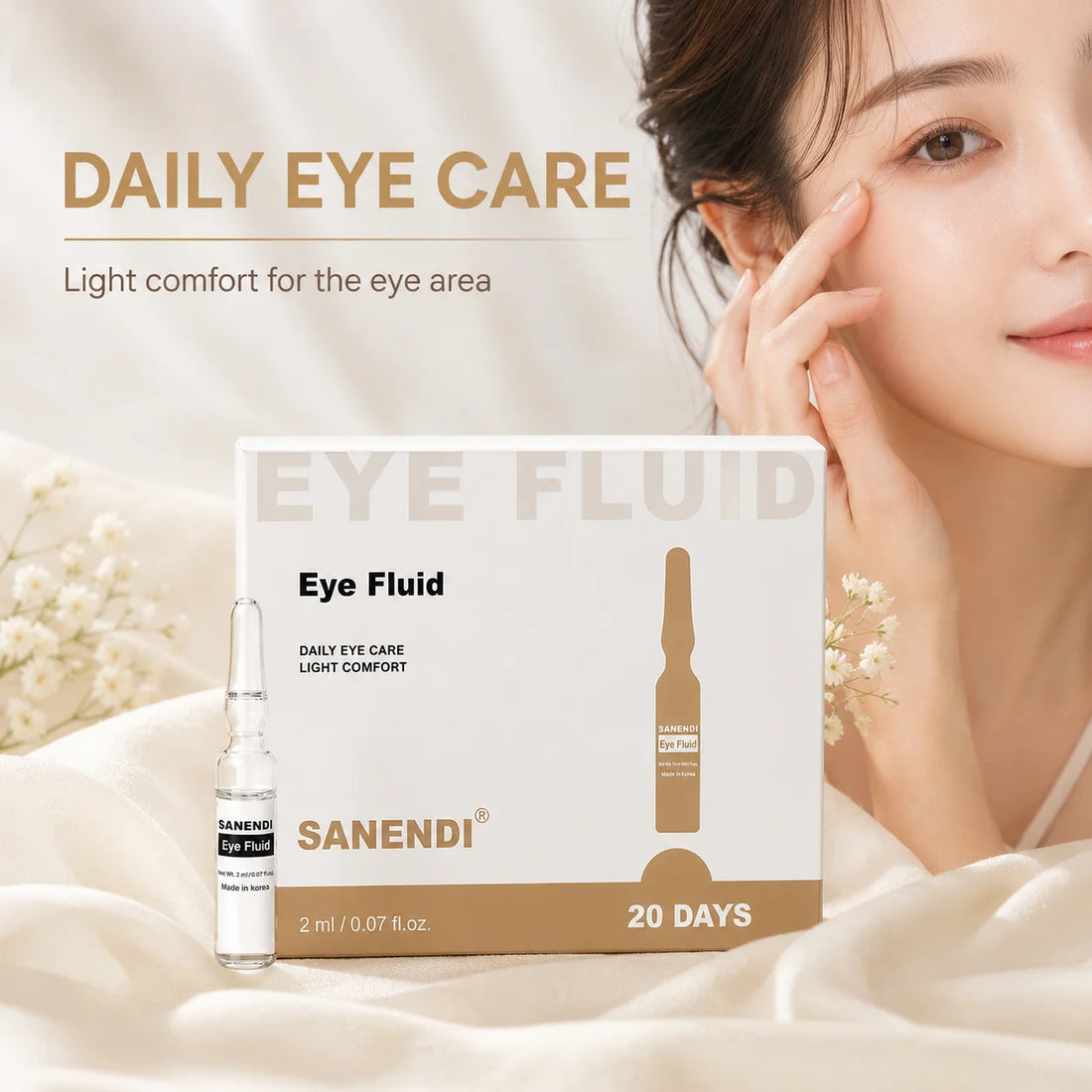 Sanendi Eyes Area Daily Care Serum Hydration Firm Intensive Ampoules Refresh Lighweight Liquid Solution Korean Skin Care