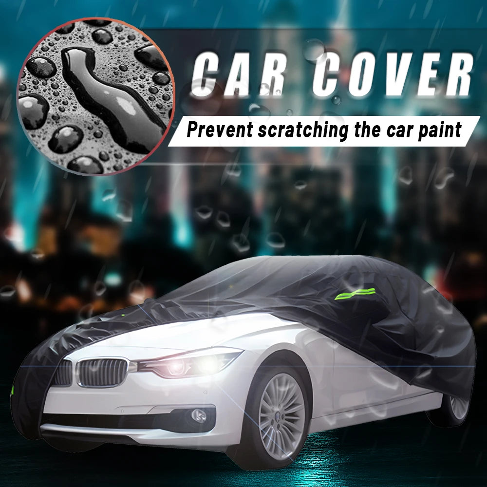 Universal Car Covers Indoor Outdoor Snow Rain Waterproof Cover Sunshade Dustproof Protection Cover for Hatchback Sedan SUV ORV