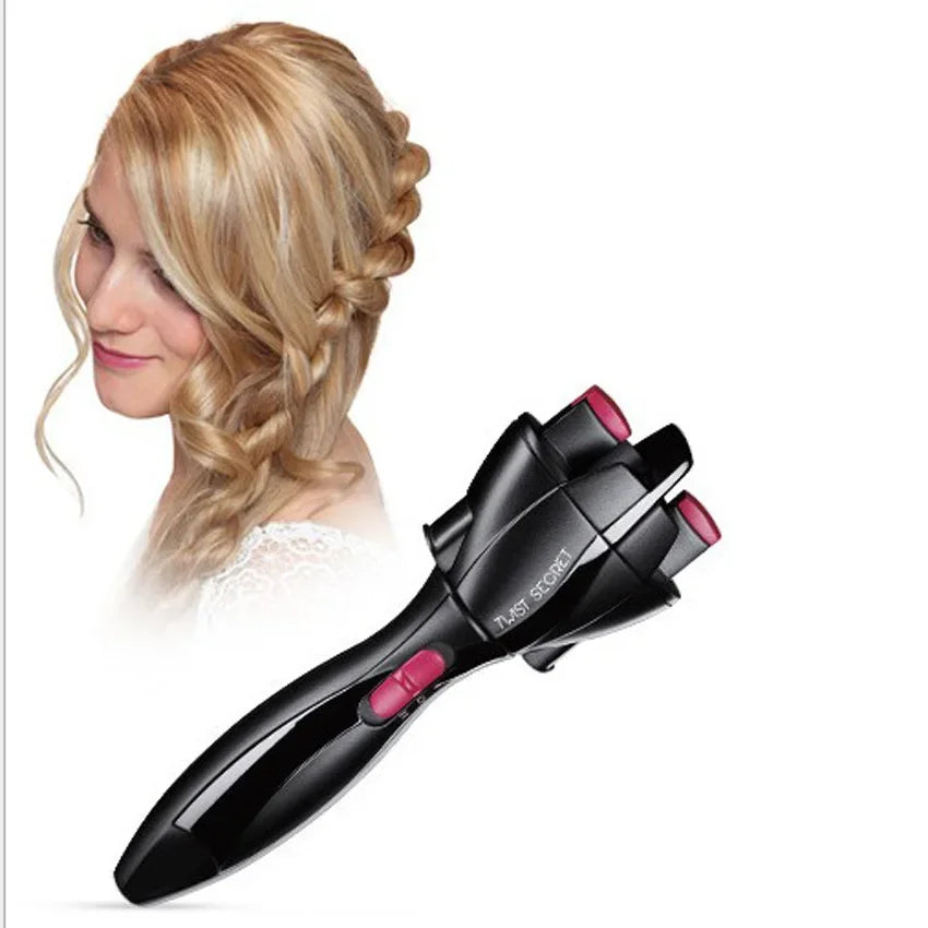Electric Hair Styling Tool Automatic Knitted Device Hair Braider Styling Two Strands Twist Braid Maker Hair Braider DIY Electric