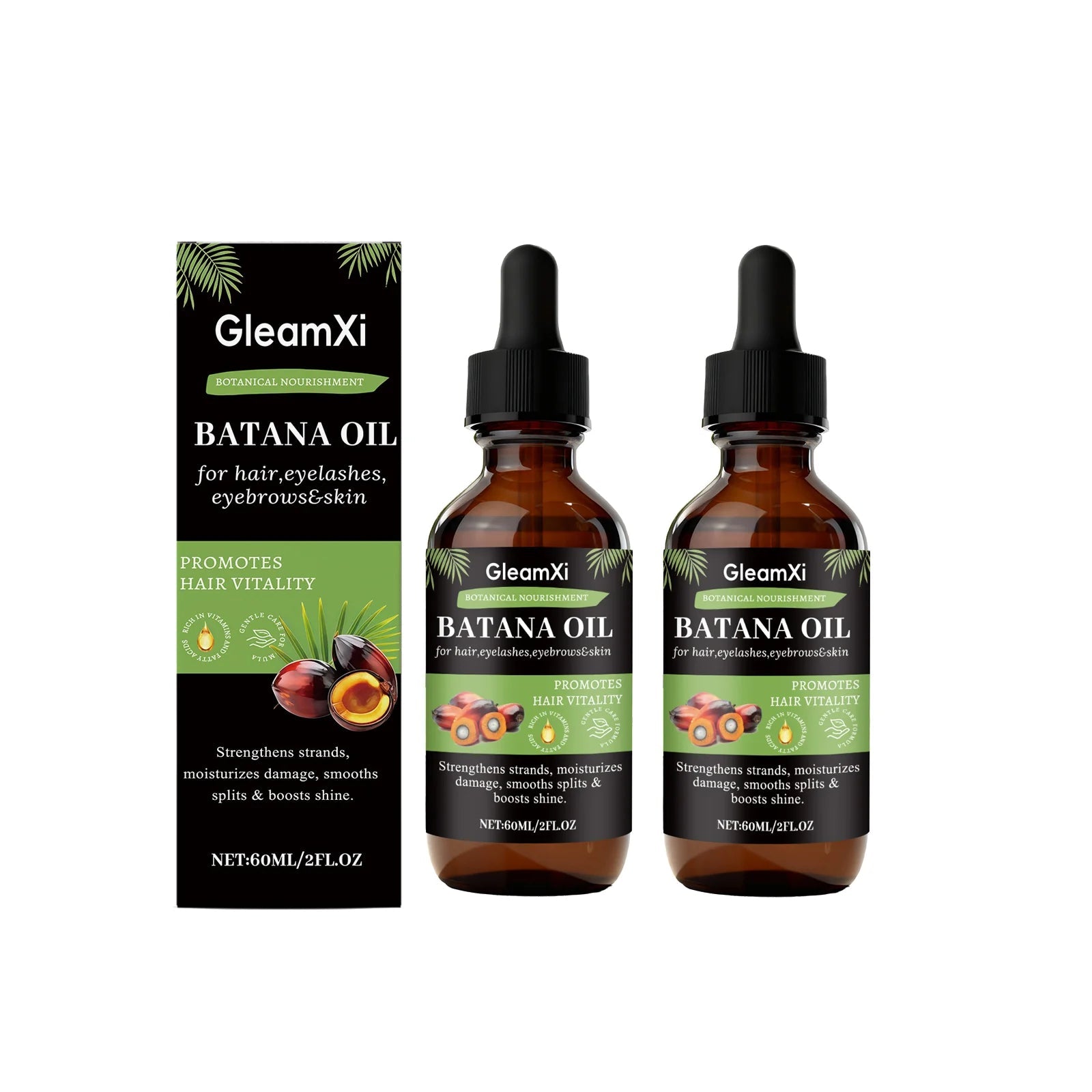 Batana Hair Care Essential Oil Dry Damaged Hair Adds Shine Frizz Control Strengthening Moisturizing Treatment  Scalp Care Oil Halalzen