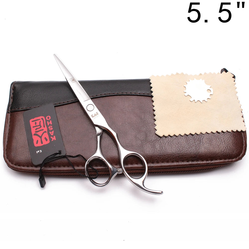 Professional Hair Scissors 5'' 6'' 7'' 8'' Japan Stainless Hairdressing Scissors Barber Thinning Shears Hair Cutting Scissors Halalzen