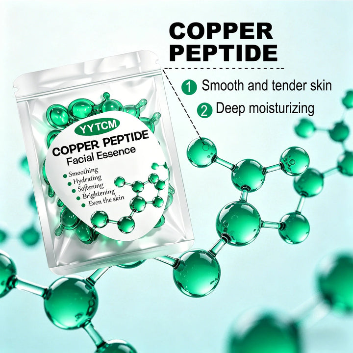 Copper Peptide Facial Serum Moisturizing Hydrating Firming Anti-Aging Skin Care Essence