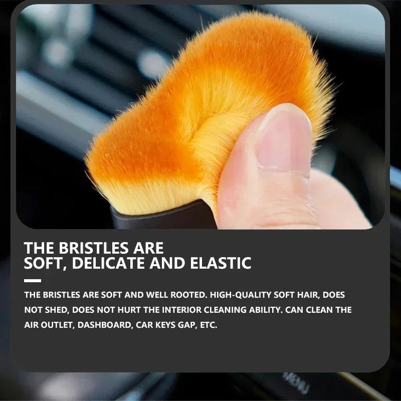 Car Air Conditioner Outlet Dashboard Cleaning Brush Auto Interior Dust Brush for Mercedes Benz W211 W203 W204 W210 W124 W202 CLA