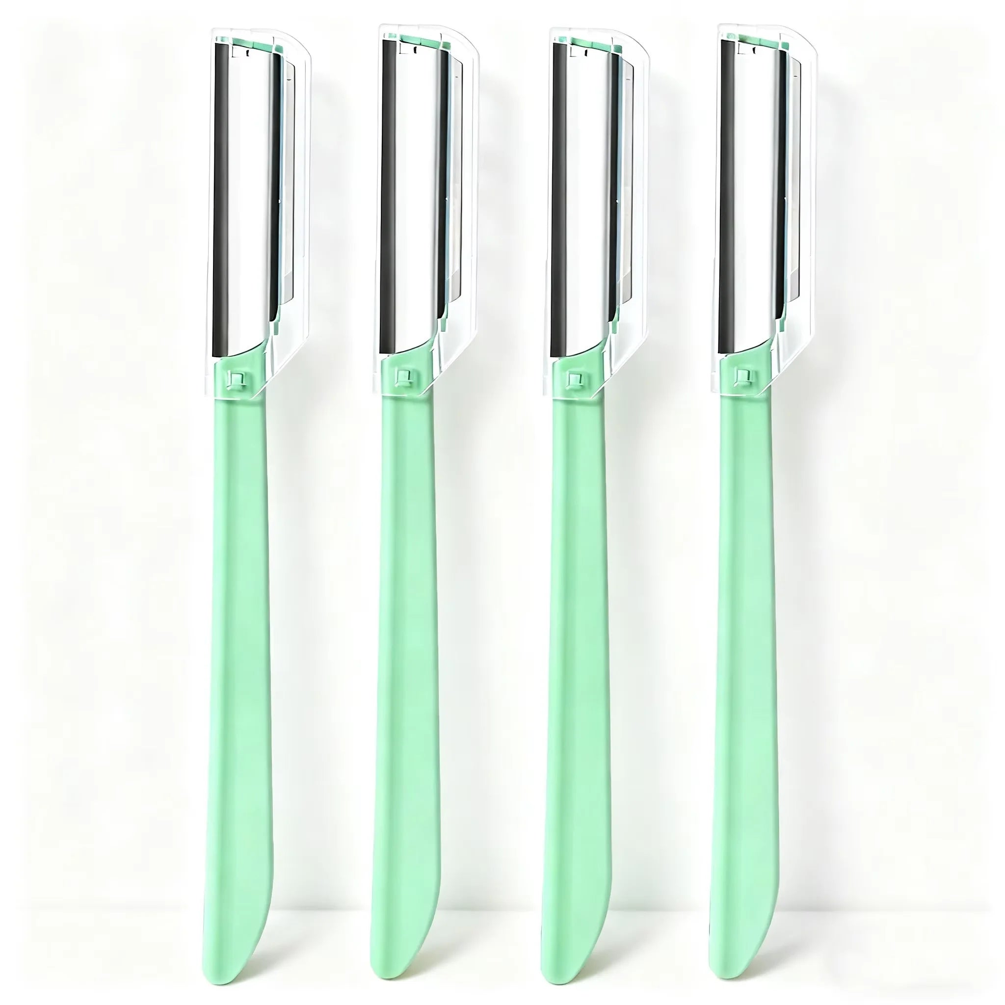 Ultra Sharp Straight Handle Eyebrow Trimmer Durable Safe Universal Home Use Facial Hair Razor Women Grooming Tool Halalzen