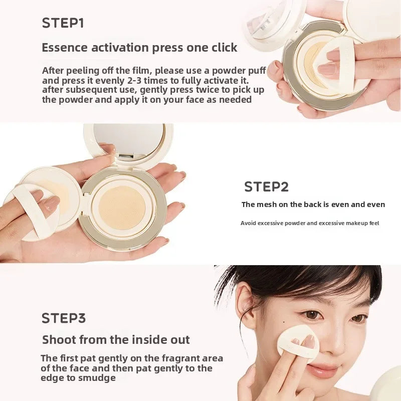 Judydoll sunscreen air cushion cream moisturizing essence, concealer lasting and not easy to take off makeup foundation