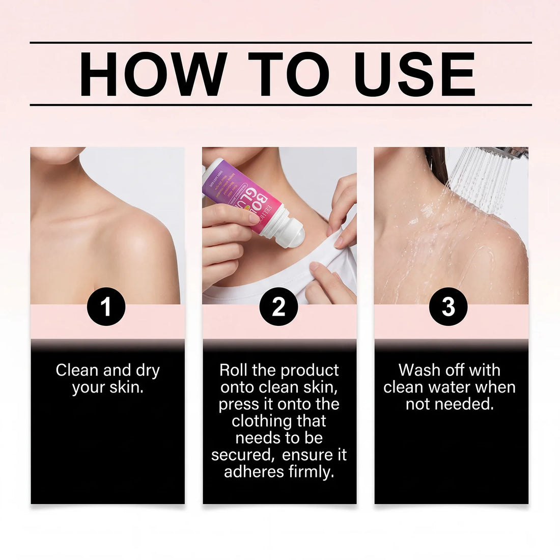 Body Roller Ball Glue, Gentle and Moisturizing, Smooth to Apply, Skin-Friendly and Comfortable, Refreshing on the Skin, Not Stic