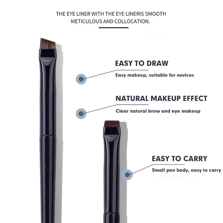 1/2pcs Blade Makeup Brushes Eyebrow Eyeline Brush Angled Flat Finer Cosmetic Brush Professional Liner Brow Make Up Tool Halalzen