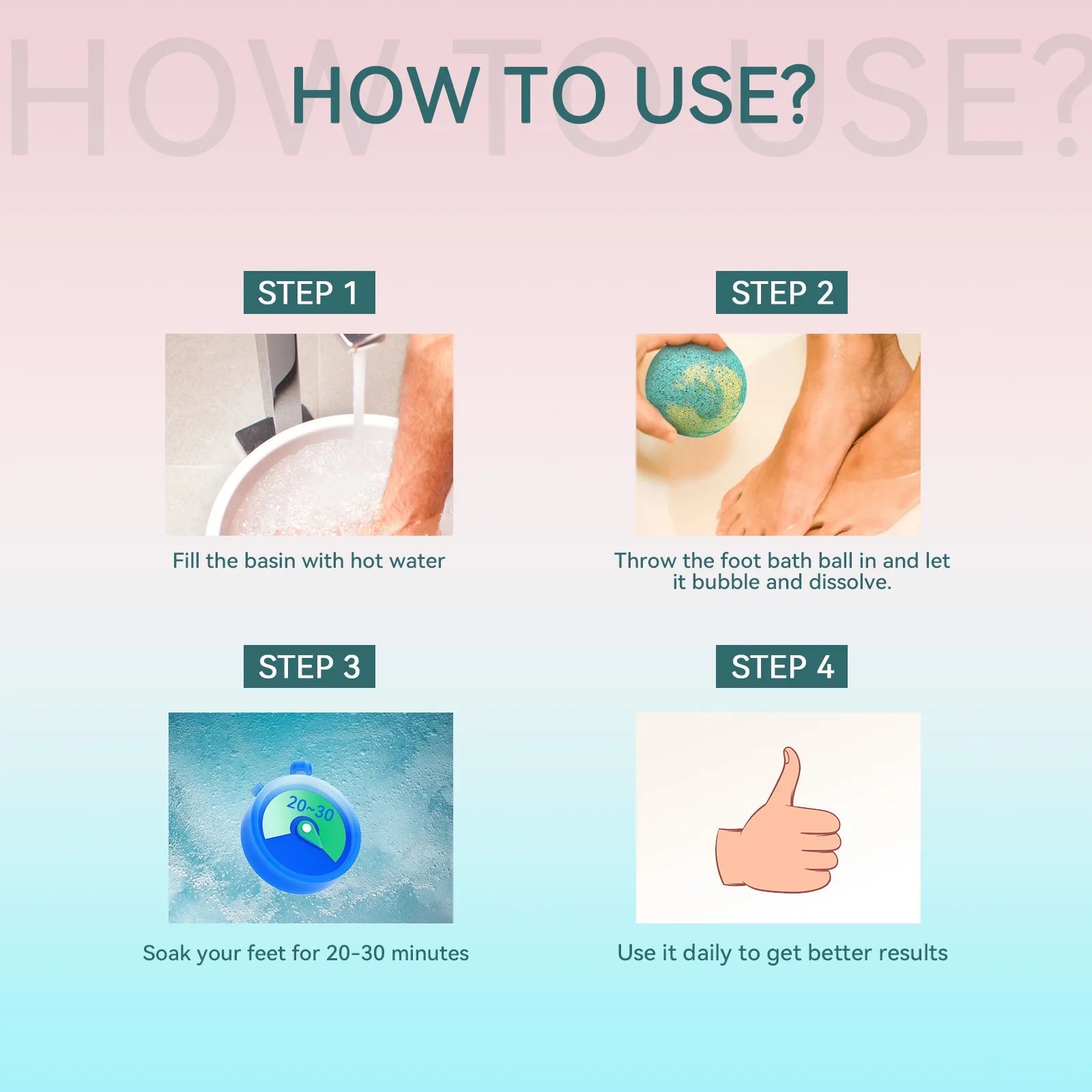 South Moon Foot Soak Tablet Relieve Fatigue Warmth Foot Soaking Promote Circulation Soften Cuticle Herbal Extract Feet Bath Ball Halalzen
