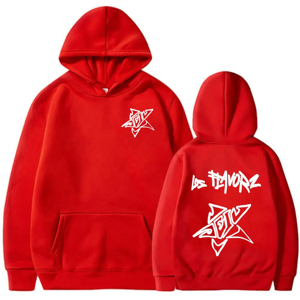 Rapper Dei V Los Flavorz 2025 Album Hoodies Men Women Clothing Fashion Harajuku Long Sleeve Sweatshirt Oversized Pullovers Hoody