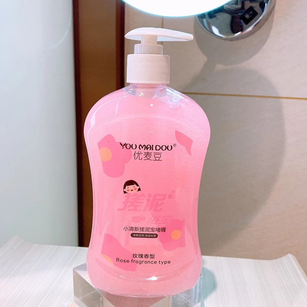 500ml Sakura Jasmine Petal Essential Oil Shower Gel Deep Cleansing Long lasting Fragrance Moisturizing Aromatic Body Care Bath Halalzen