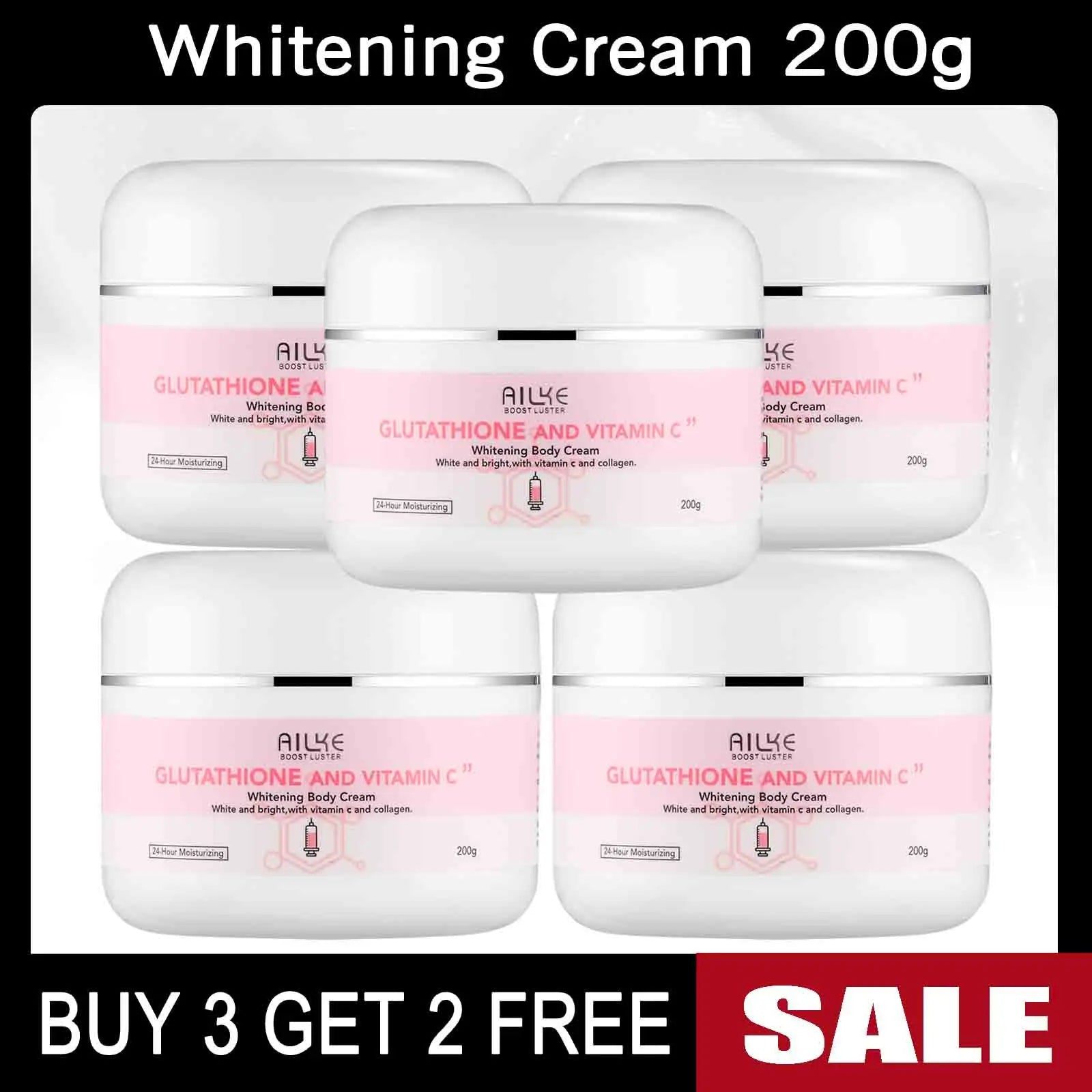 AILKE Whitening Skin Care Set, With Glutathion Vitamin C, Brighter Smoother Skin, Reduce Dark Spots, Clean Skin, Moisturizing Halalzen