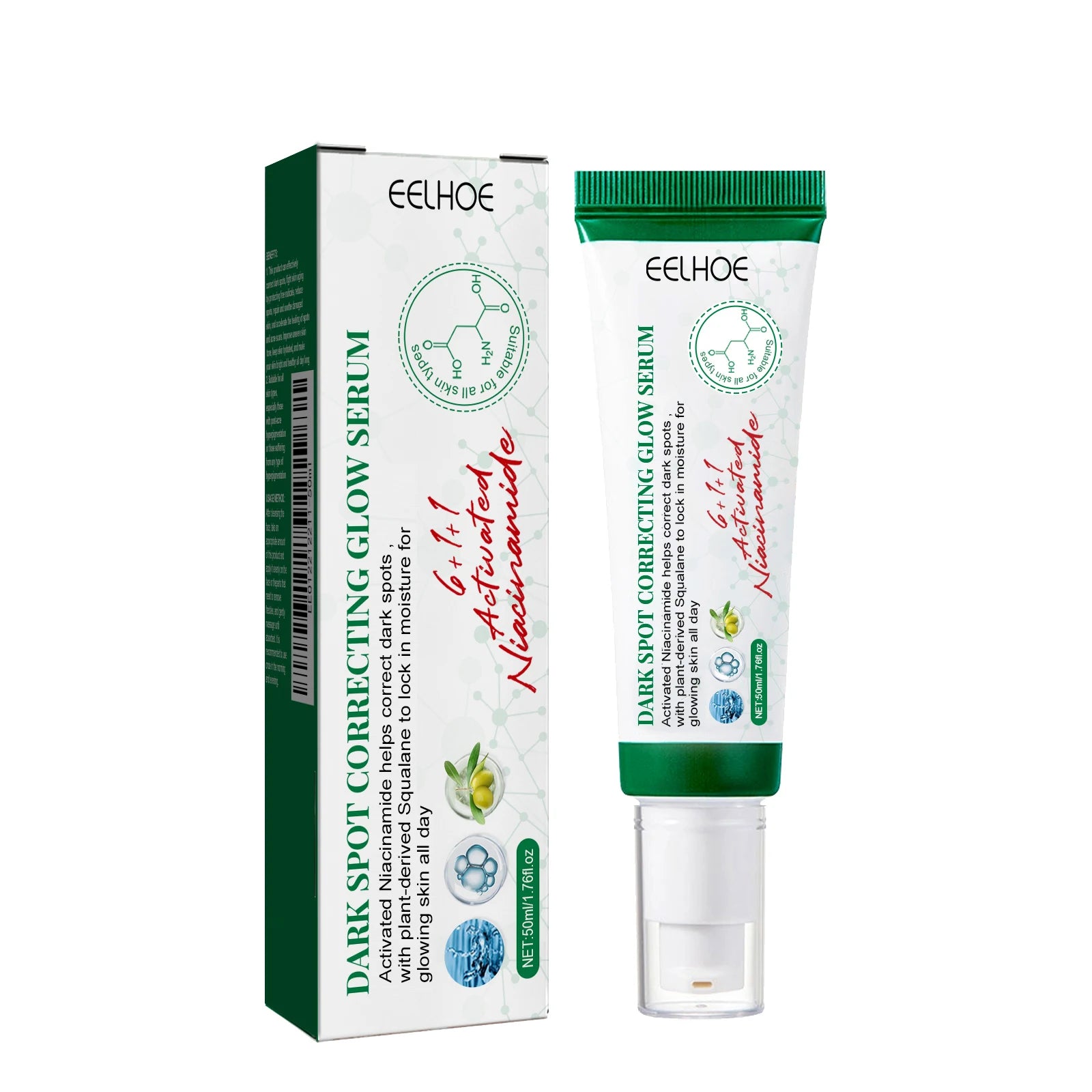 Nicotinamide Dark Spot Corrector Facial Serum Fade Melanin Acne Freckles Removal Brightening Improve Dull Face Care Essence