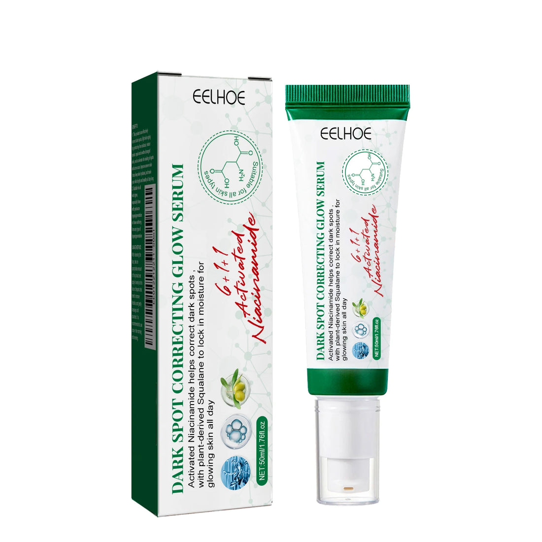 Nicotinamide Dark Spot Corrector Facial Serum Fade Melanin Acne Freckles Removal Brightening Improve Dull Face Care Essence