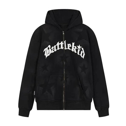 Men'S And Women'S Fashion Casual Star Y2k Gothic Clothes Retro Streetwear Pattern Pullover Casual Fashion For Men Harajuku