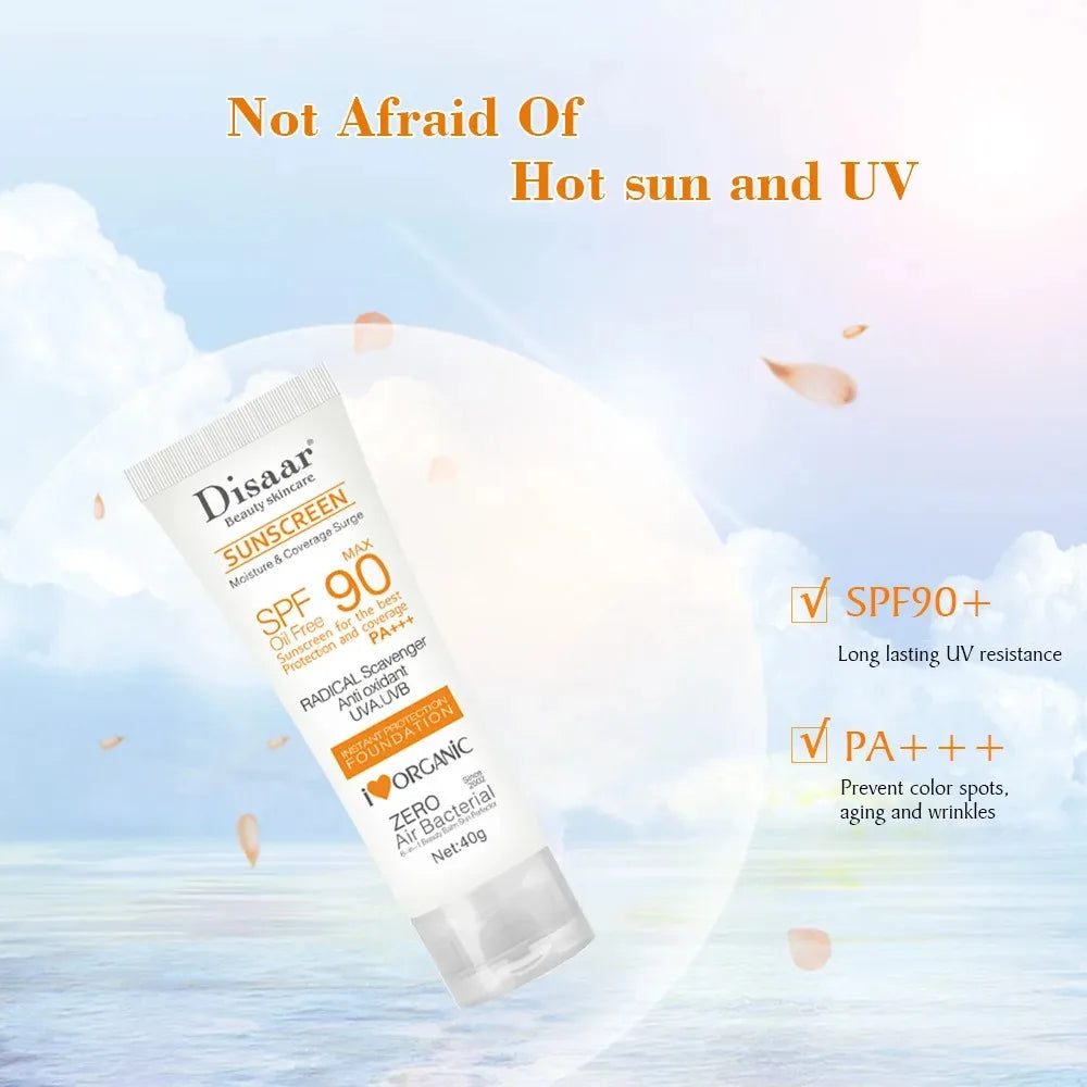 High SPF Facial Body Sunscreen Sun Cream Sunblock Skin Moisturizer Nourishing UV Protective Cream Anti Sun Face Protection Cream Halalzen