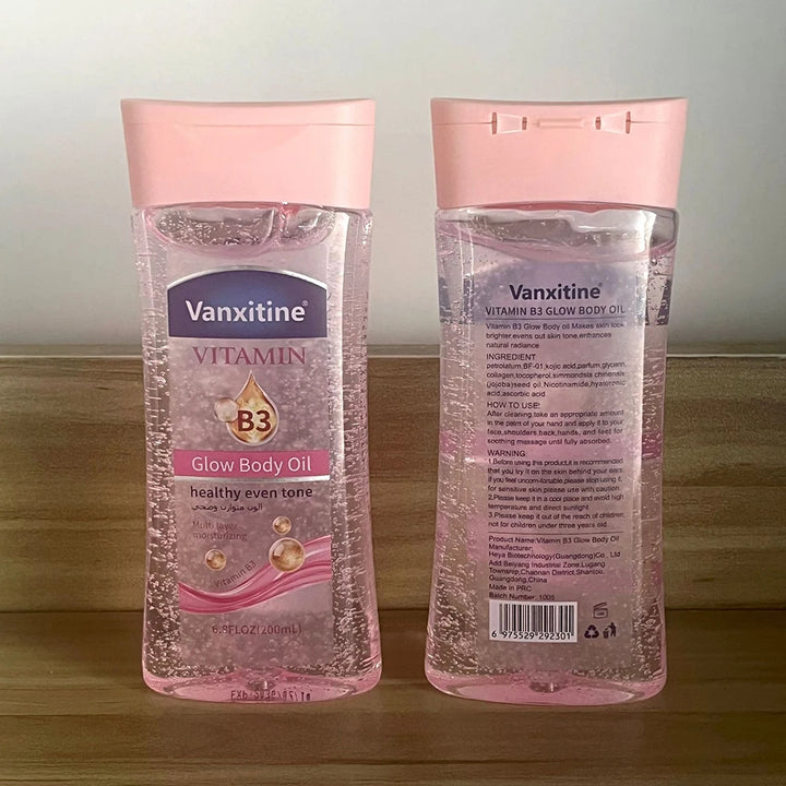 Vaseline Massage Body Oil Brighten Skin Tone Improves Dry Flaky Skin Body Care Nourishing Moisturizing Body Gel Oils Skincare