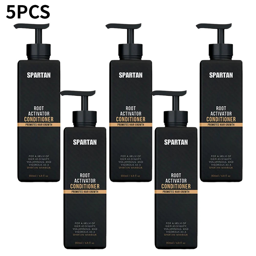 Spartan Strengthen Hair Growth Shampoo Anti Frizz Hair Products Scalp Care Extremely Damaged Hair Treatment Care Halalzen