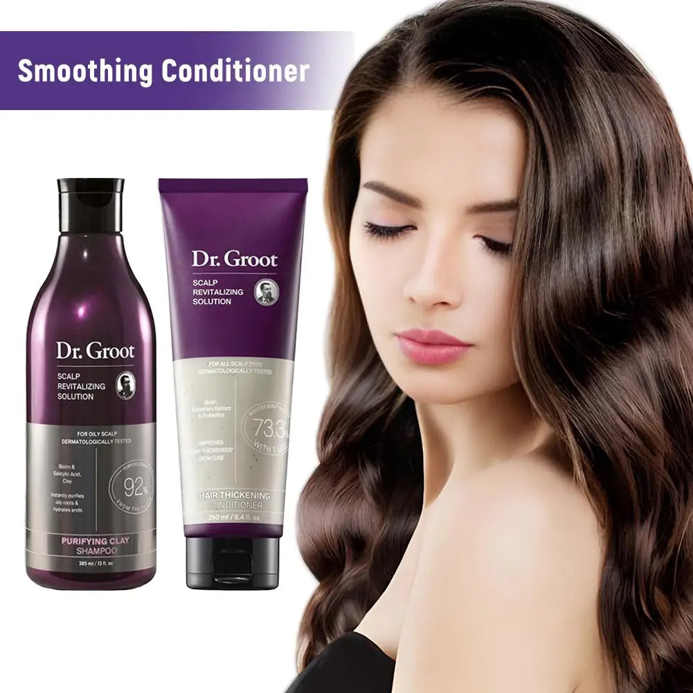 Dr.Groot Anti Hair Loss Shampoo Thickening Conditioner Deep Moisturizing Nourishing Oil Control Dandruff Remove Hair Care Halalzen