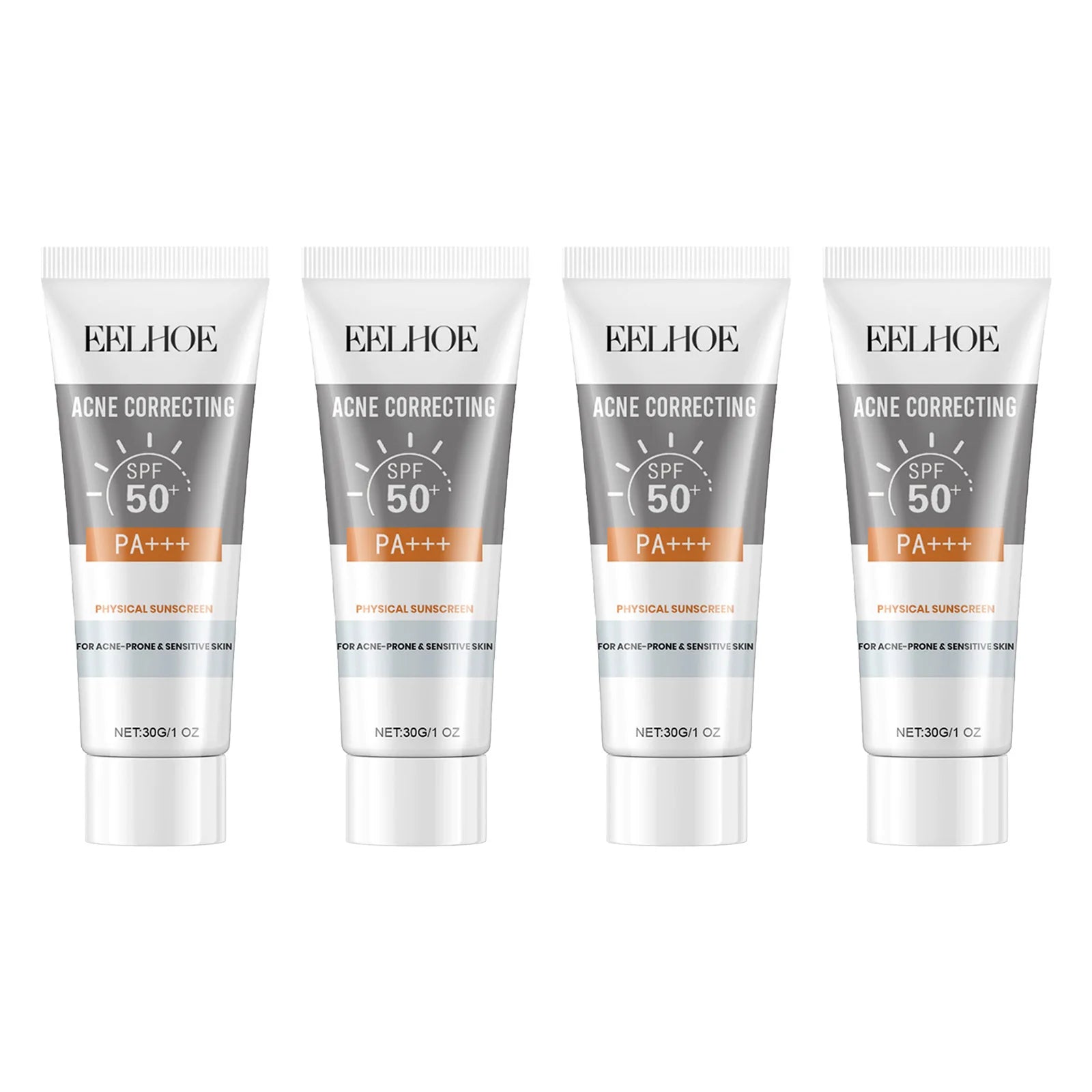 EELHOE 30g Vitamin E Sunscreen Long-lasting Moisturizing Anti-UV Anti-dry Skin SPF 50 Cream Maintains Elasticity Glow Skin Care Halalzen