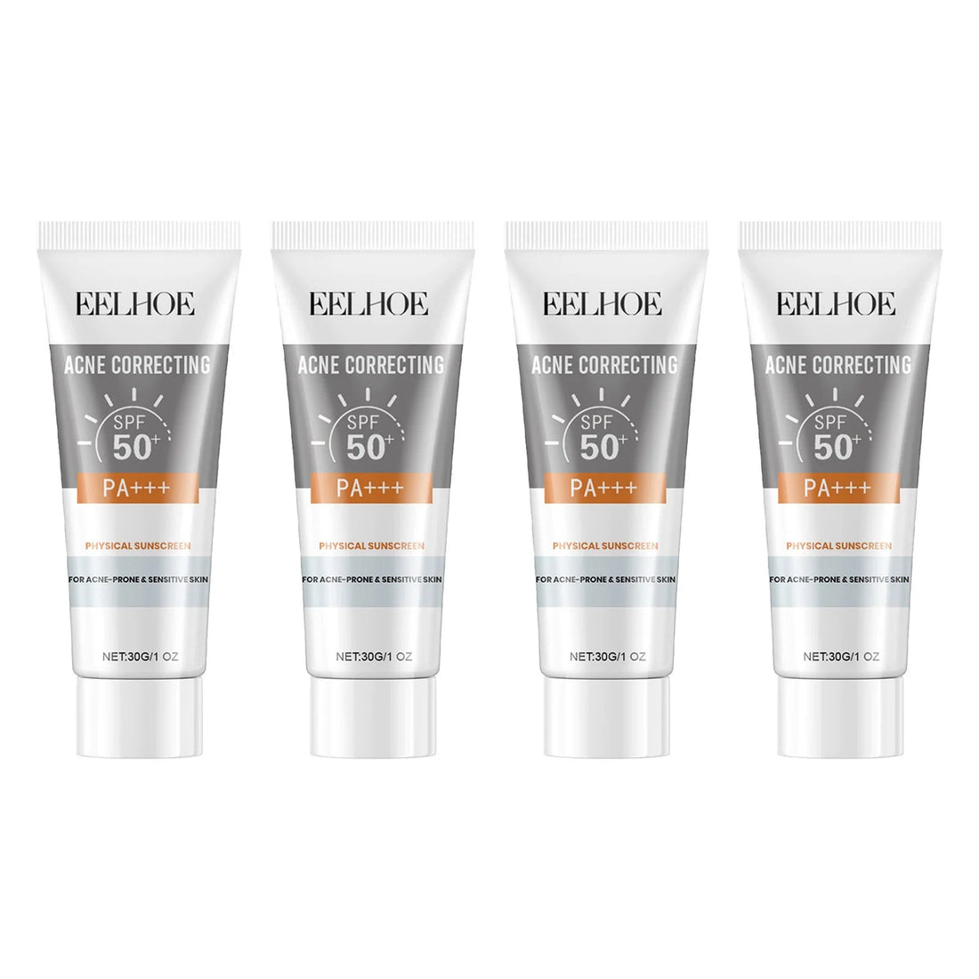 EELHOE 30g Vitamin E Sunscreen Long-lasting Moisturizing Anti-UV Anti-dry Skin SPF 50 Cream Maintains Elasticity Glow Skin Care Halalzen