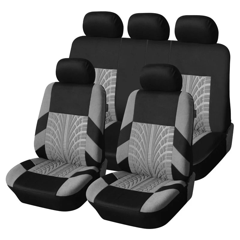 Brand Embroidery Car Seat Covers Set Car Organizer Universal